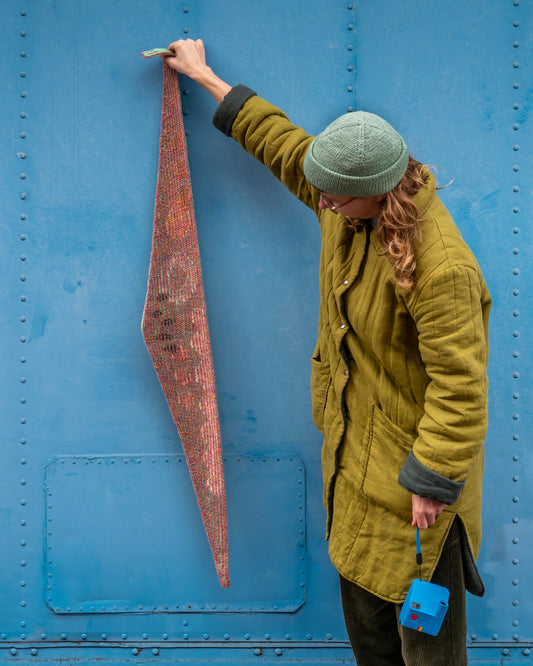 Brioche Intarsia Bandana Knitting Pattern English