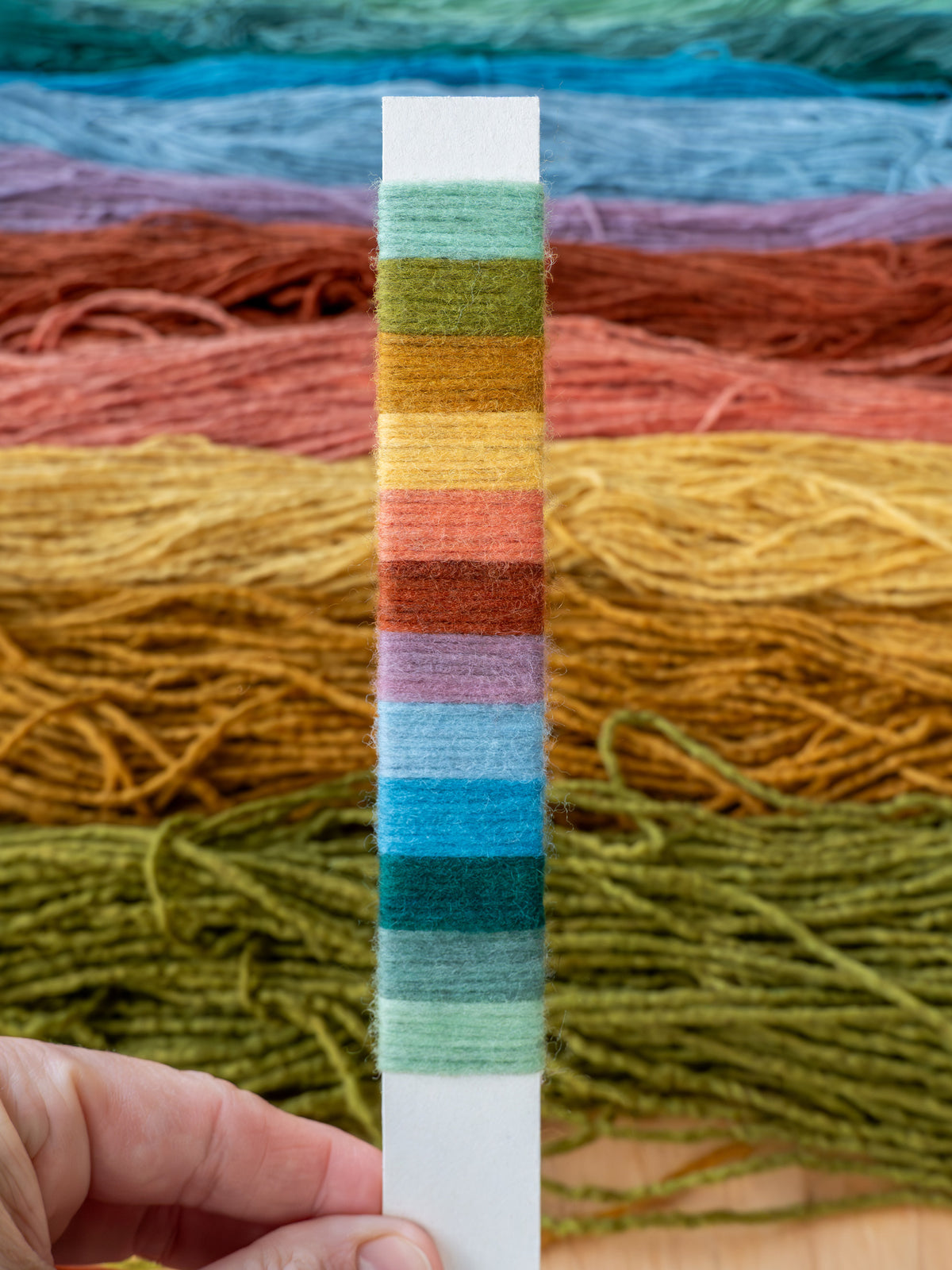 Rainbow Intarsia Headband Knit Kit