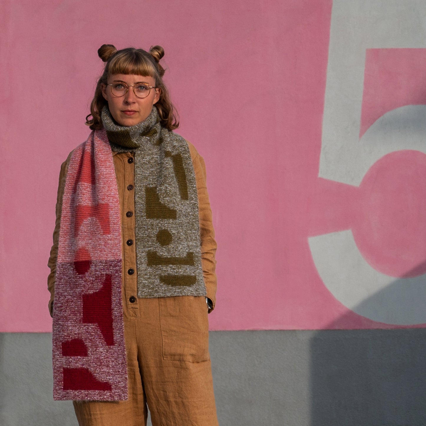 Snip Scarf Knitting Pattern English