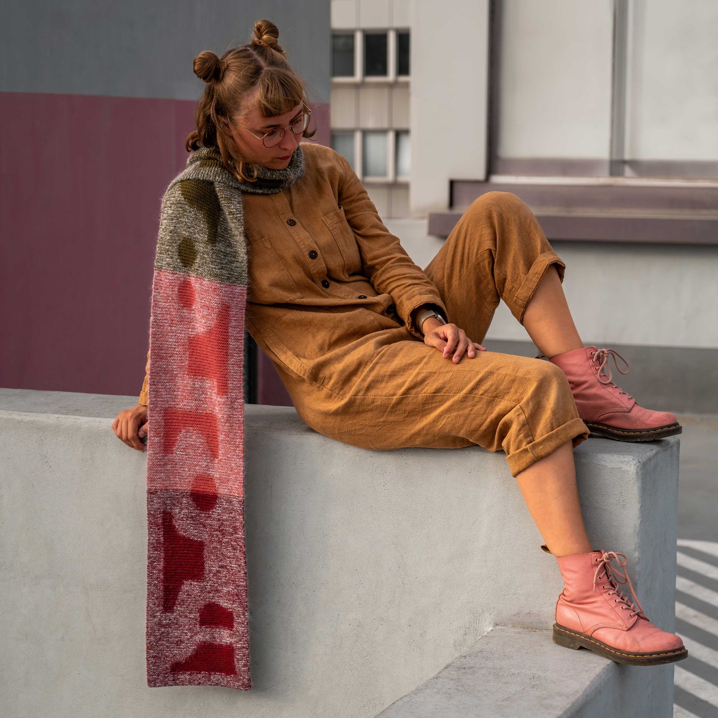 Snip Scarf Knitting Pattern English