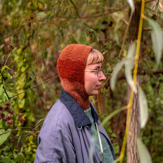 Wavy Balaclava Knitting Pattern English