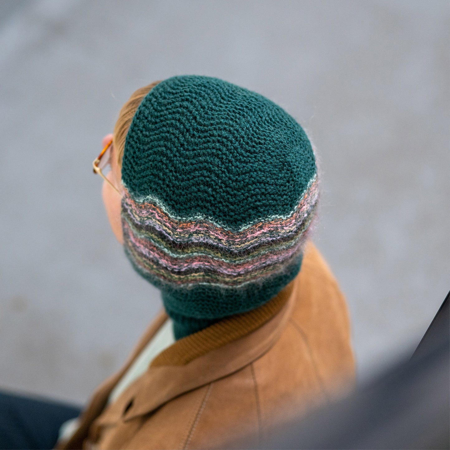 Wavy Balaclava Knitting Pattern English