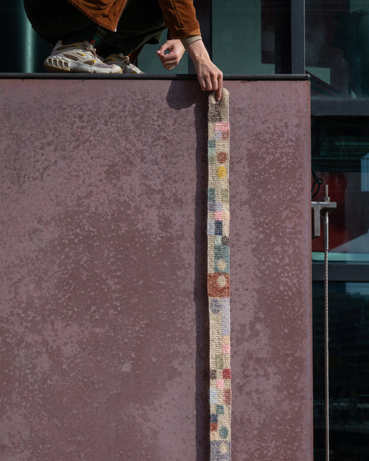 Colour As You Go scarf knitting pattern English