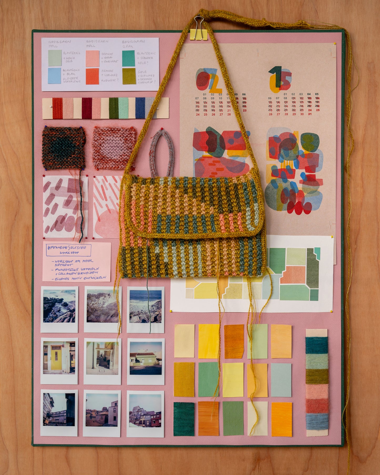 Slip Stitch Summer Bag knitting pattern English