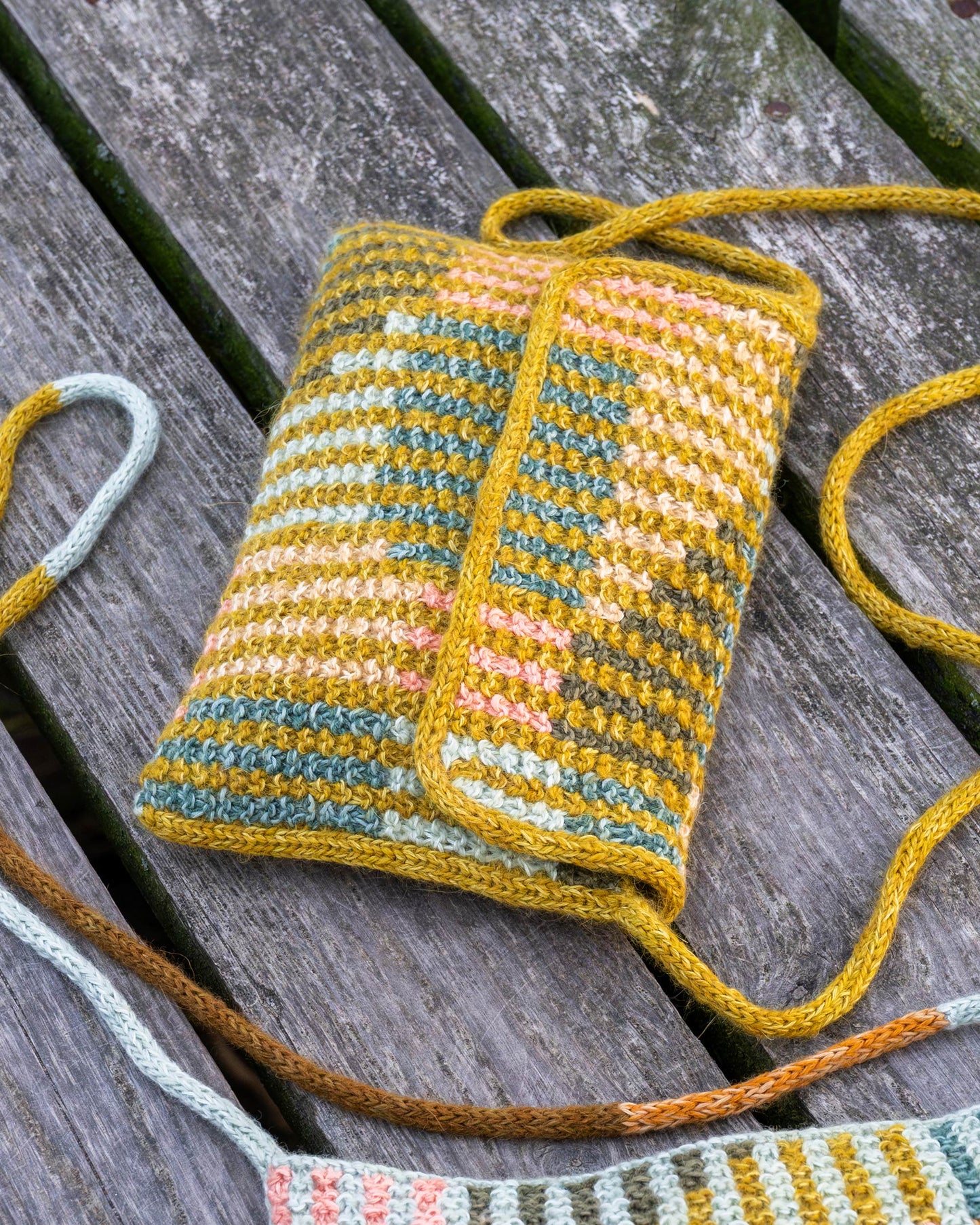 Slip Stitch Summer Bag knitting pattern English