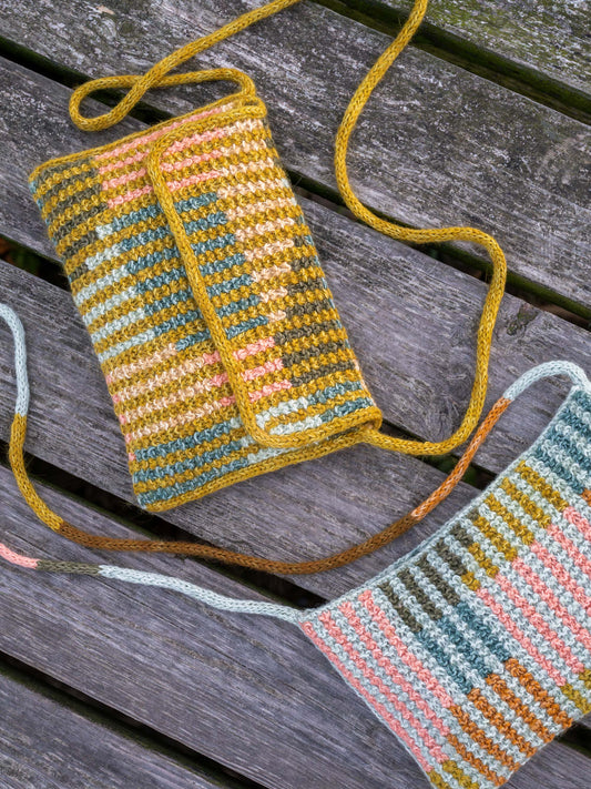 Slip Stitch Summer Bag knitting pattern English