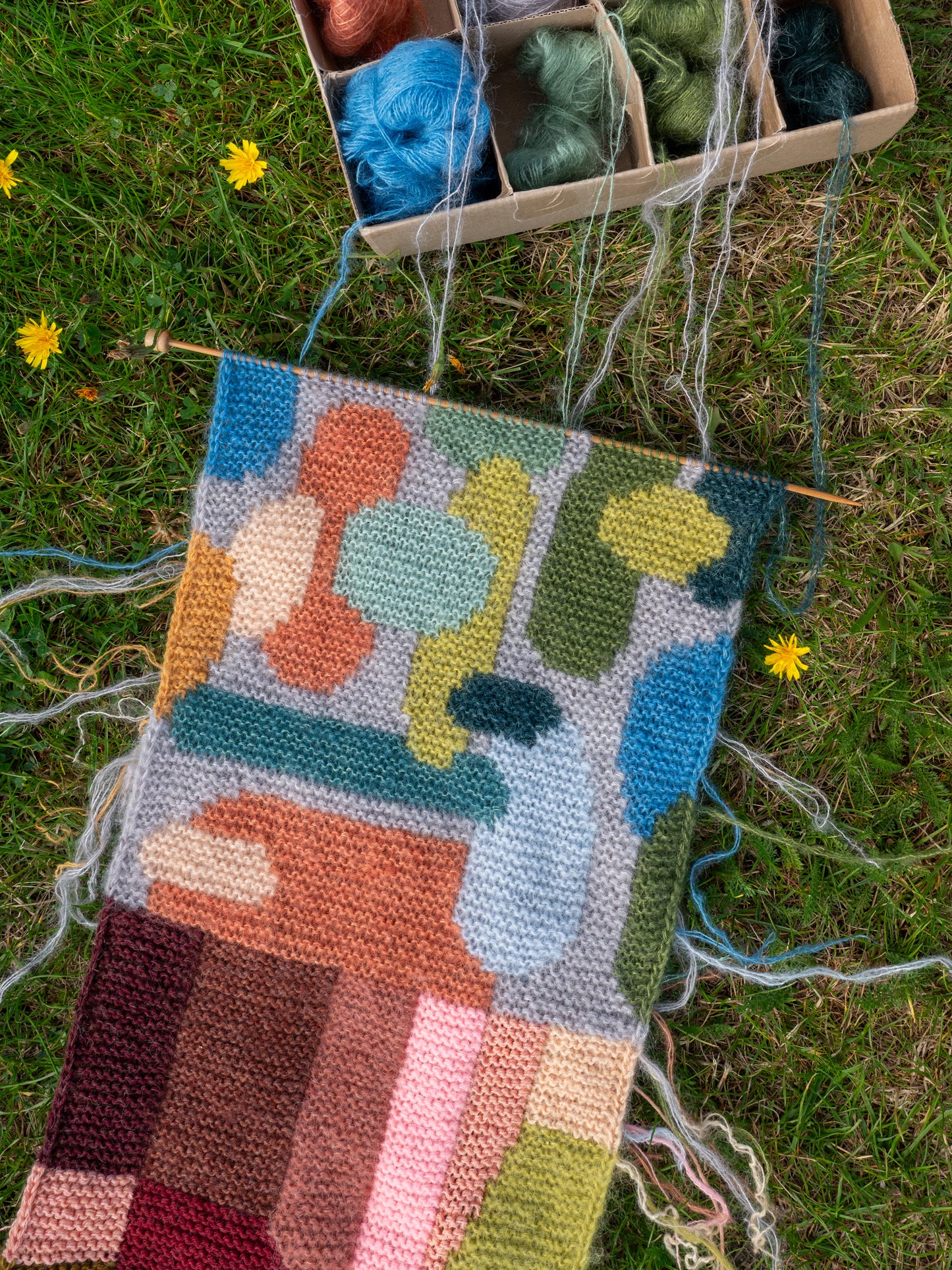 Intarsia Snail Mail